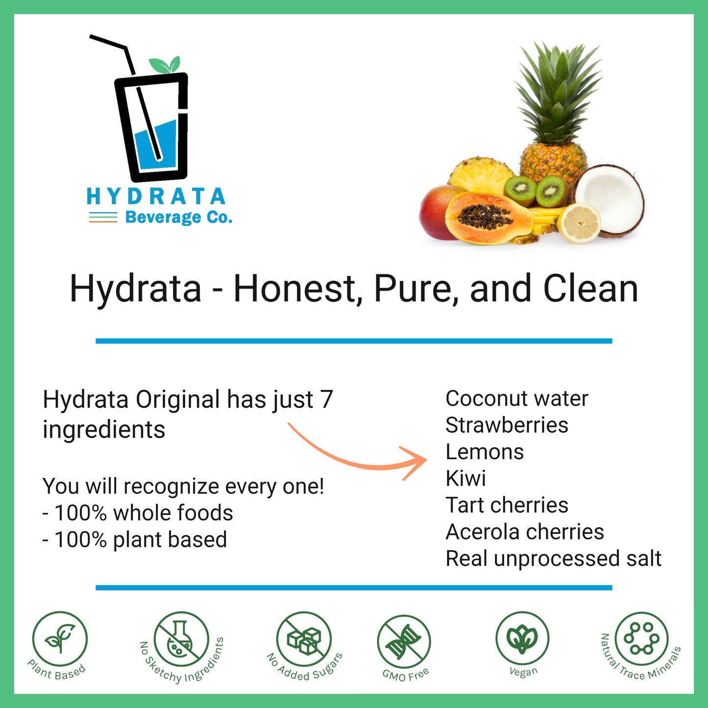 Hydrata Electrolyte Beverage Powder - Original Flavor