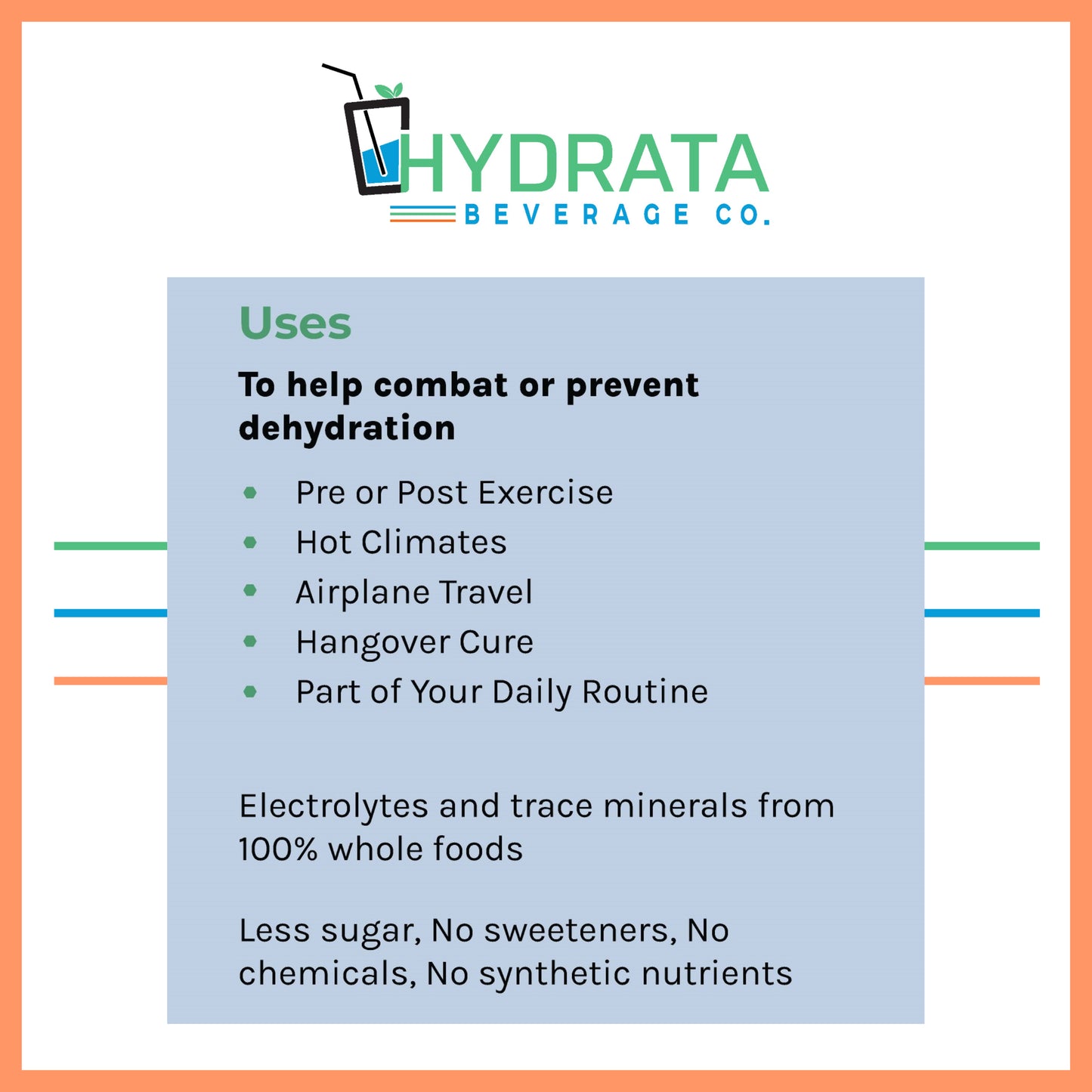 Hydrata Electrolyte Beverage Powder - Mixed Berry Flavor